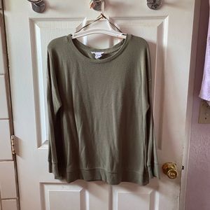 Olive green long sleeve